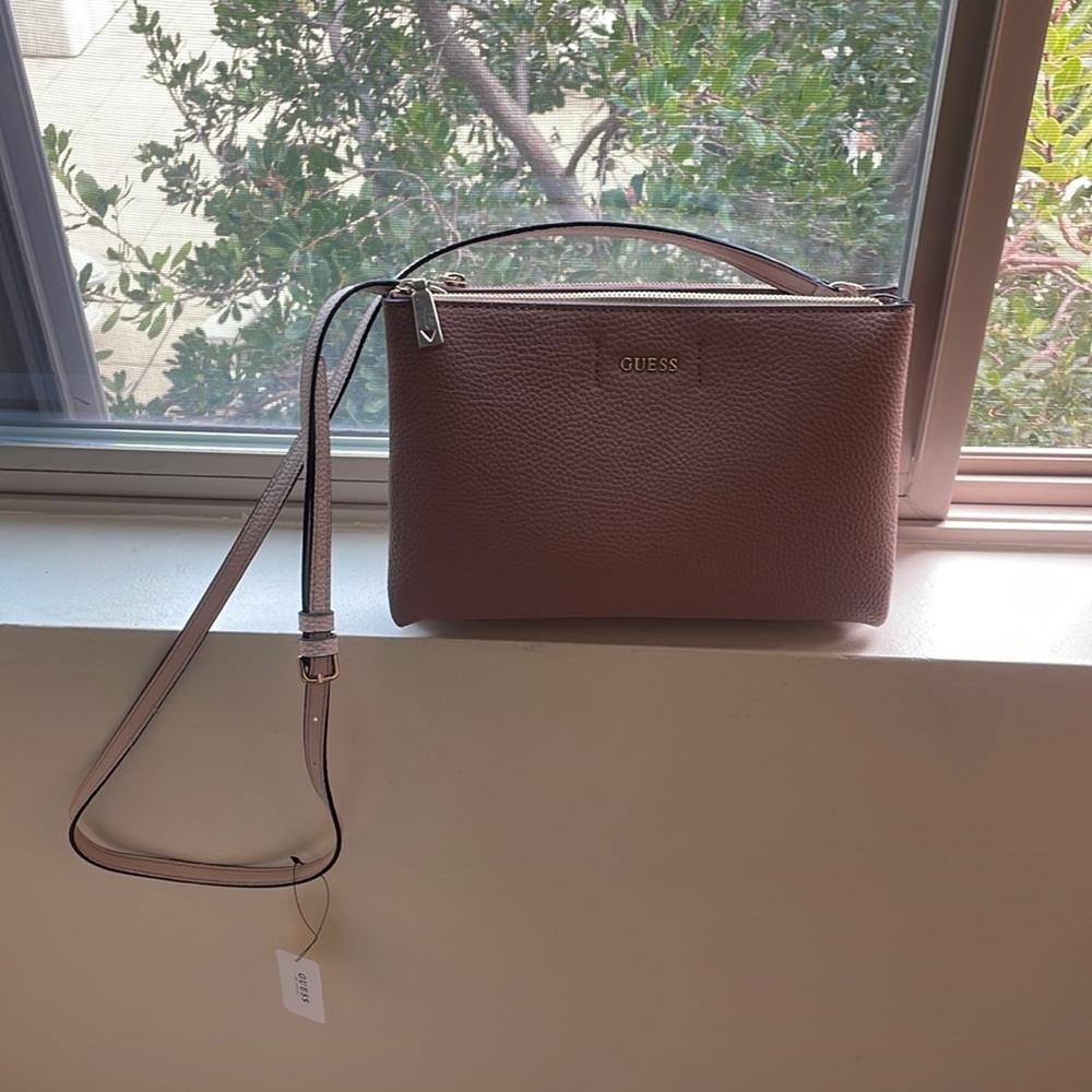 Brand new guess pink crossbody bag